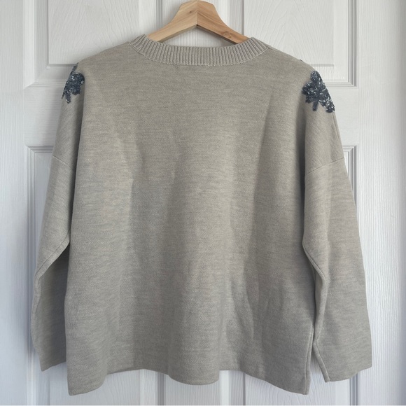 J.Crew Sequin Shoulder Sweater Sz S NWT - Picture 8 of 8